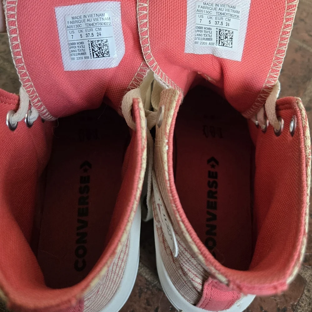 Converse Chuck Taylor All Star Move Platform High Tops Sz 7 - Picture 6 of 6